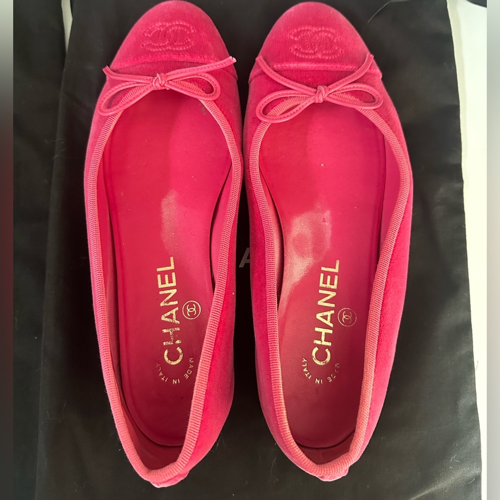 Chanel Ballet Flats (Velvet)